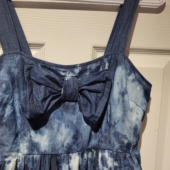 Jeans dresses with bow - Picture 2 of 3